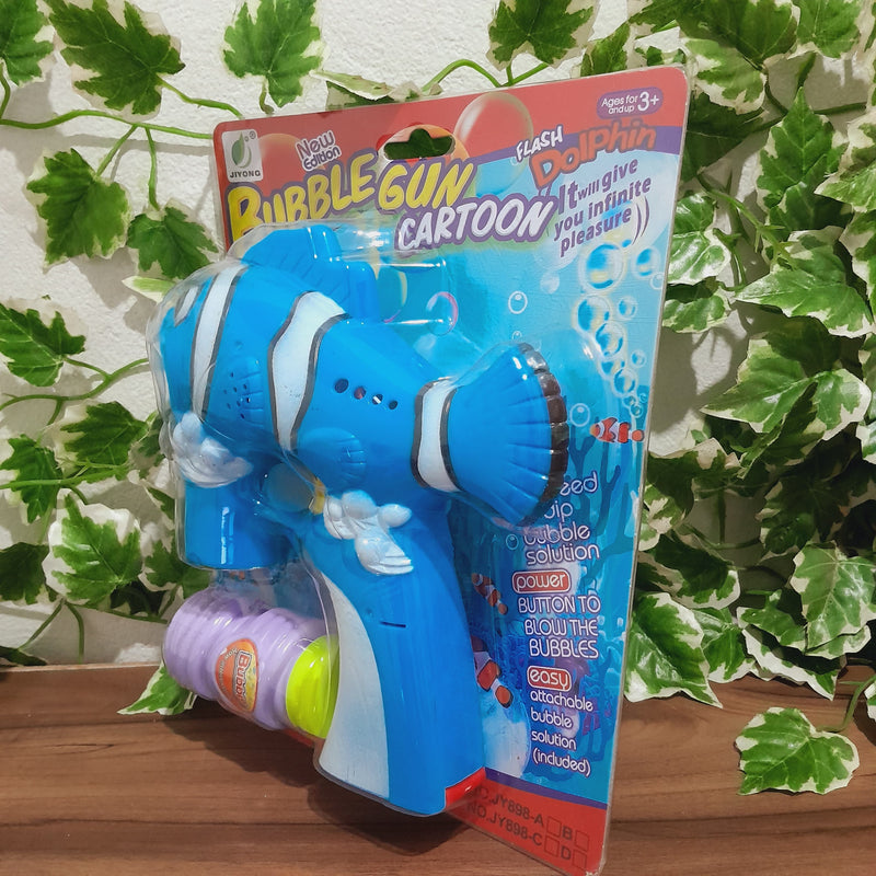 Brinquedo Pistola Lança Bolhas Peixinho Nemo A Pilha!