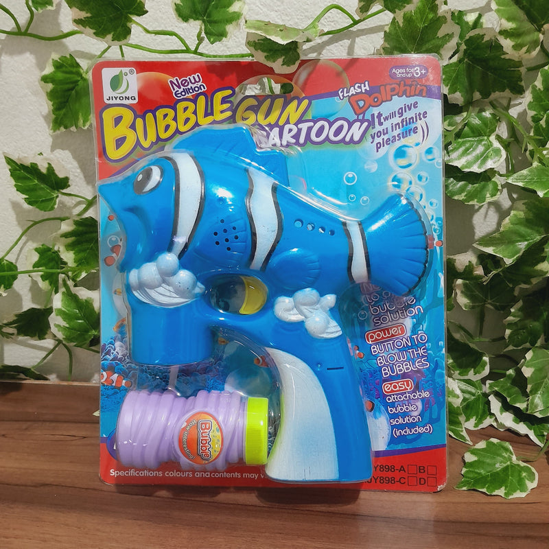 Brinquedo Pistola Lança Bolhas Peixinho Nemo A Pilha!