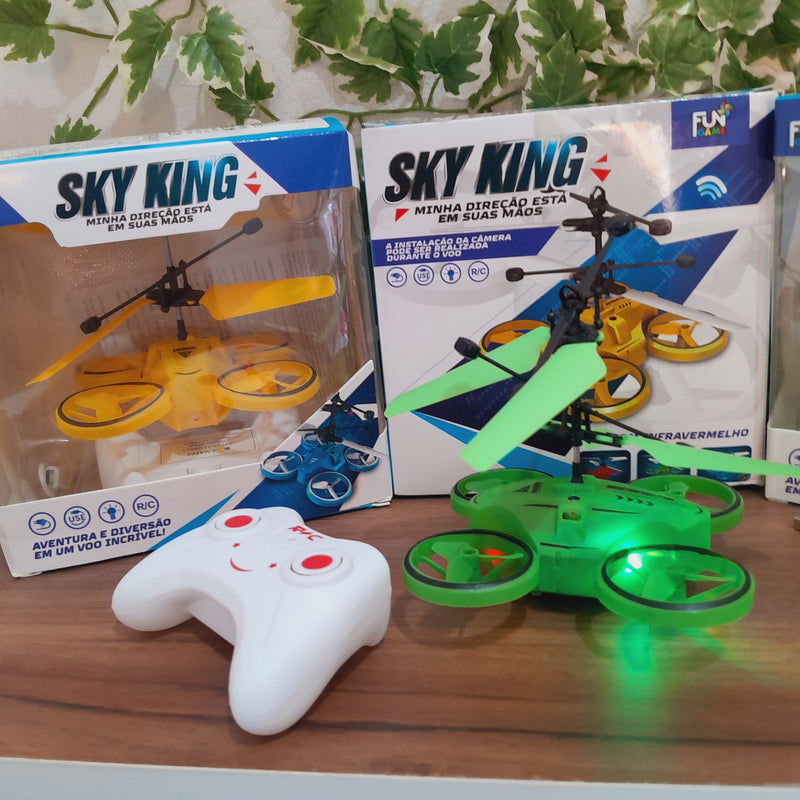 Mini Drone Infantil Infravermelho Recarregável - SKY KING